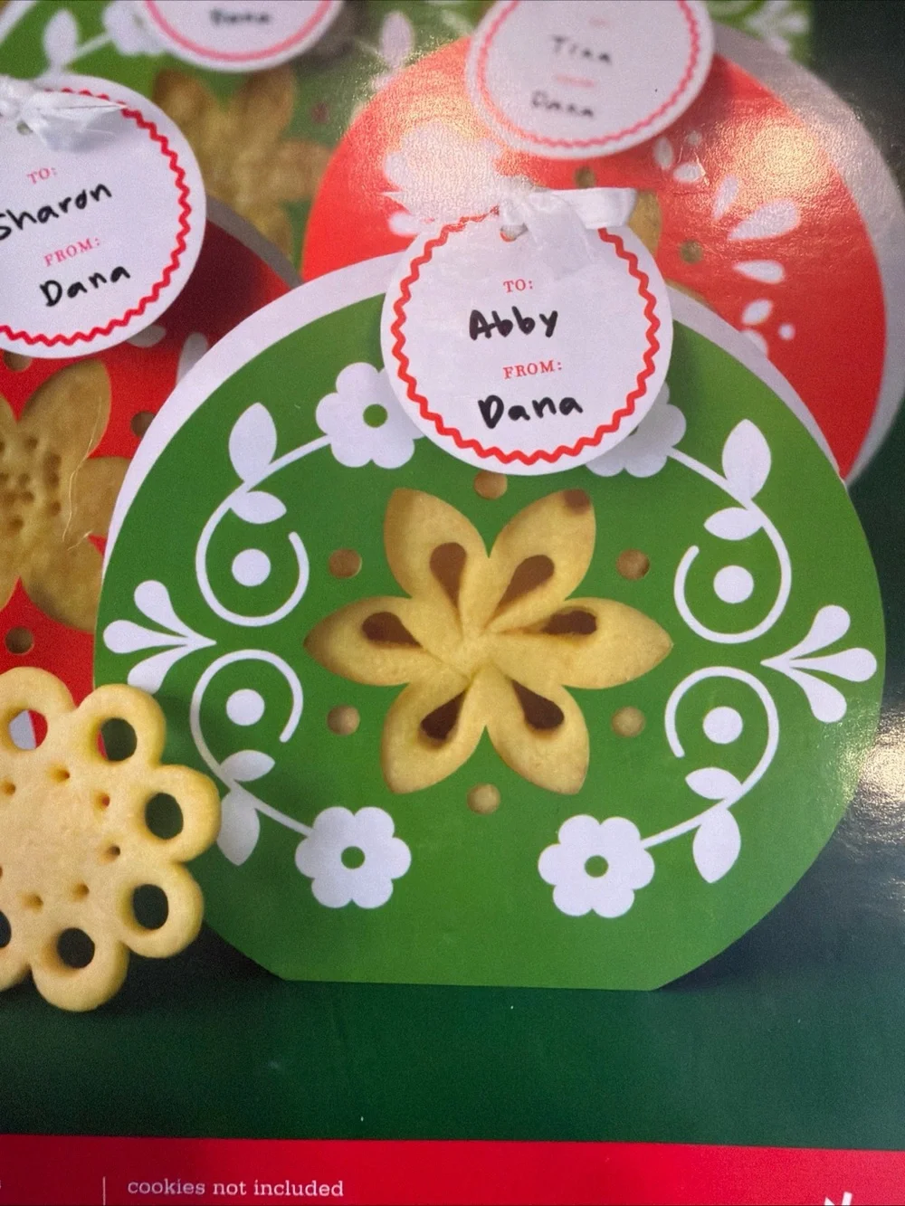 Martha Stewart Holidays Christmas Treat Bags - Red & Green Scandinavian